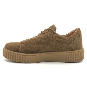 ASOS Brown Suede Platform Shoes Sneakers Ladies 8